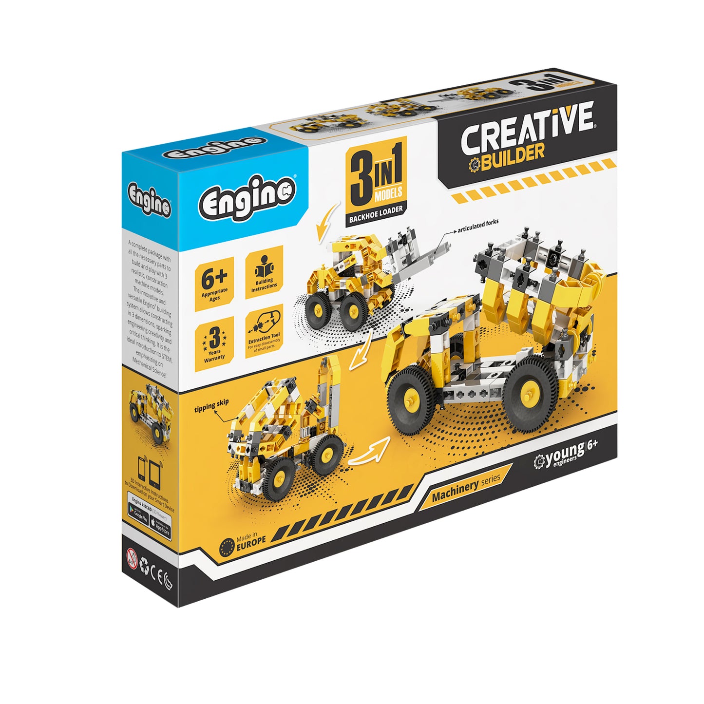 ENGINO - CREATIVE BUILDER - MACHINERY SET - TIPPER TRUCK