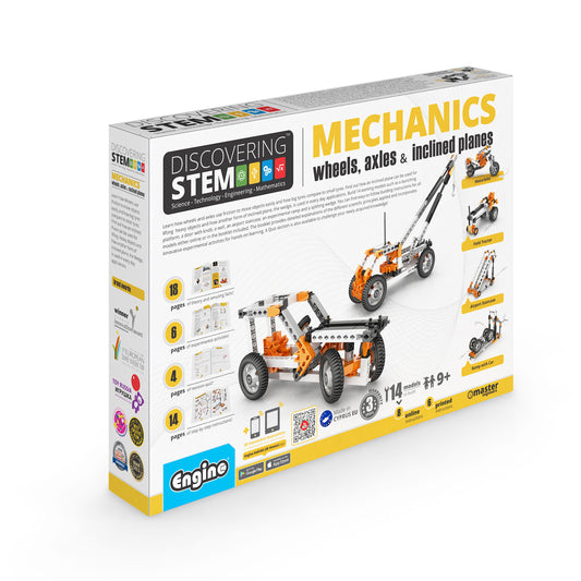 ENGINO - DISCOVERING STEM - WHEELS, AXLES & INCLINED PLANES