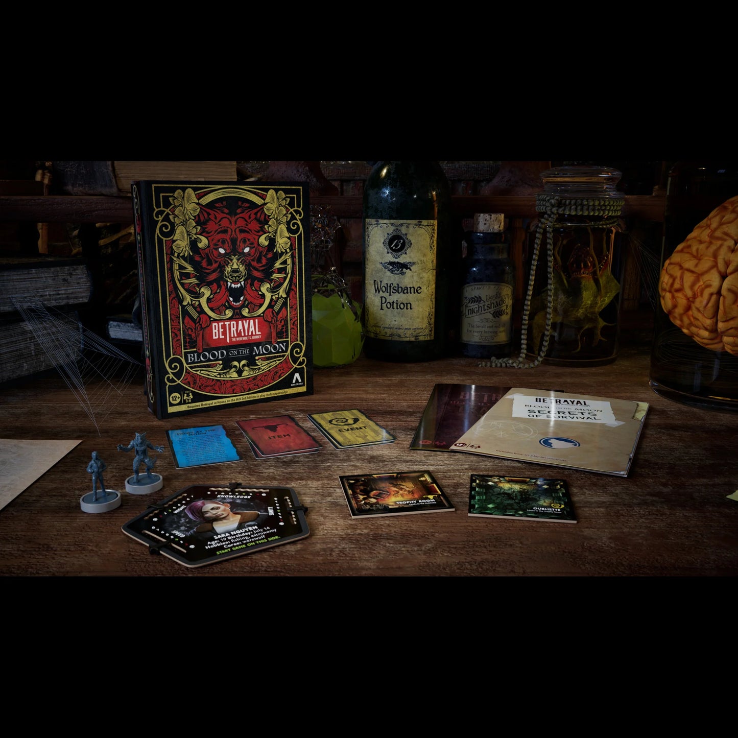 BETRAYAL THE WEREWOLFS JOURNEY Blood on The Moon Tabletop Board Game