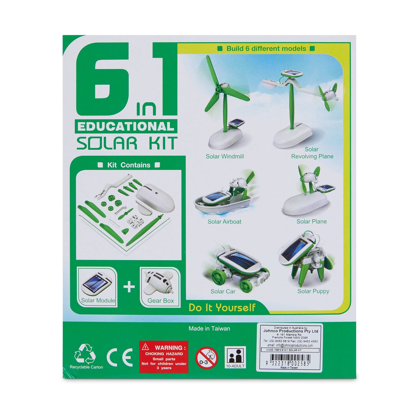 JOHNCO - 6 IN 1 SOLAR KIT