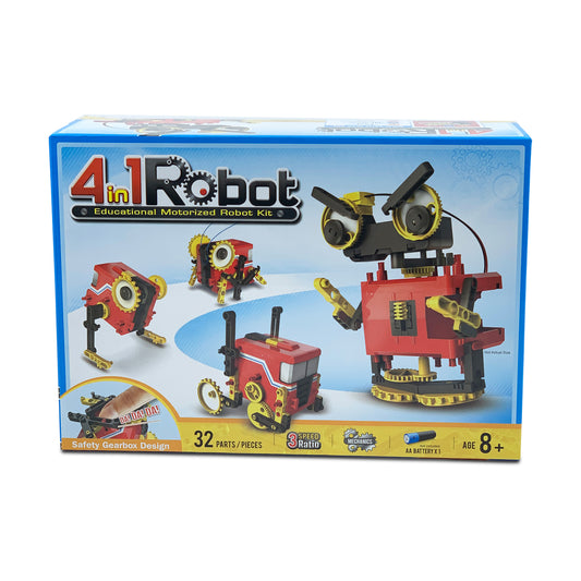 JOHNCO - 4 IN 1 EDUCATIONAL MOTORIZED ROBOT KIT