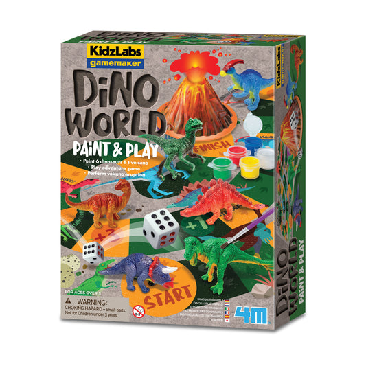 4M - KIDZLABS GAMEMAKER - DINO WORLD PAINT & PLAY