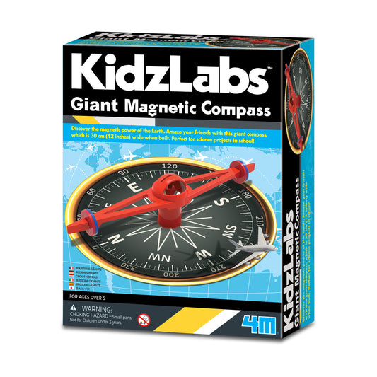 4M - KIDZLABS - GIANT MAGNETIC COMPASS