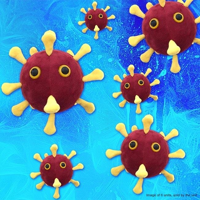 Giant Microbe Coronavirus COVID-19 (SARS-CoV-2)