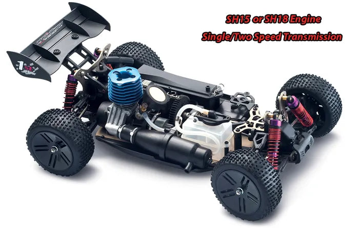 HBX WILDFIRE 1/10 BUGGY 4WD NITRO