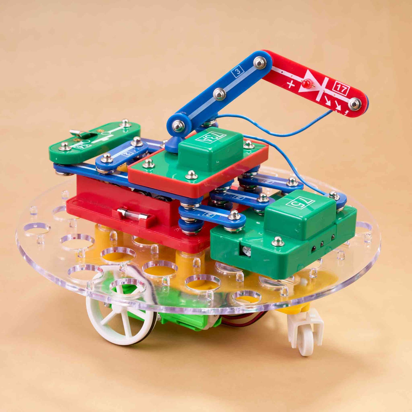 Clip Circuit Intelligent Rover | Programmable Electronic Vehicle Kit