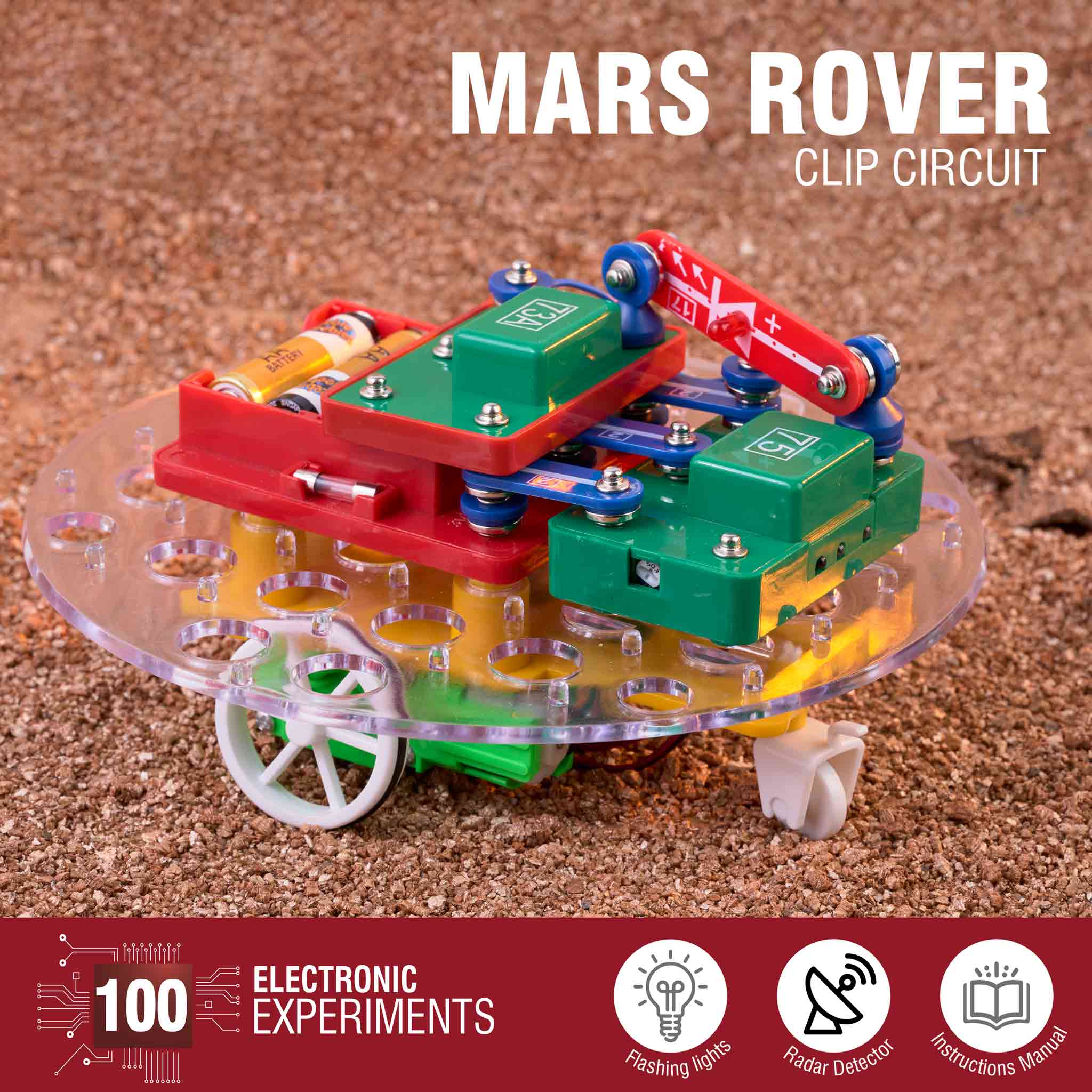 Clip Circuit Intelligent Rover | Programmable Electronic Vehicle Kit ...