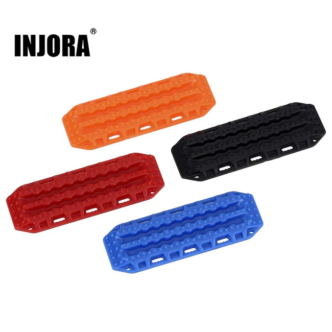 INJORA Mini Plastic Sand Ladder Recovery Ramps Boards Scale Accessories For 1/24 1/18 RC Crawlers