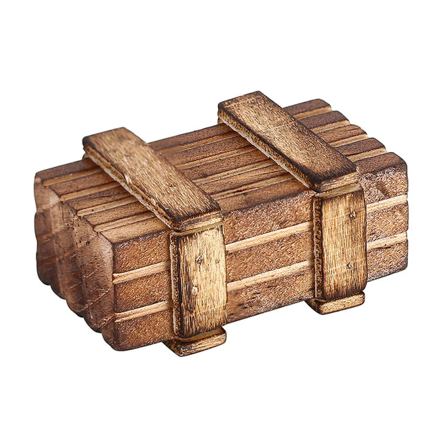 INJORA Mini Wooden Box Decoration Scale Accessories for 1/18 1/24 RC Crawlers