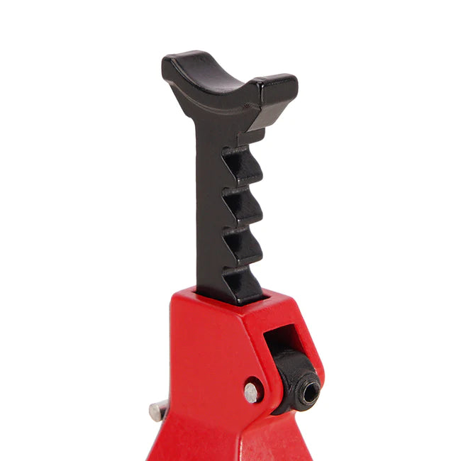 INJORA 2PCS Mini Adjustable Metal Jack Stands Tool for 1/18 1/24 RC Crawlers