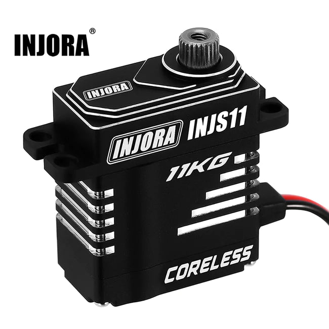 INJORA Coreless High Torque Micro Servo for 1/18 TRX4M (INJS11) with Horn and servo mount