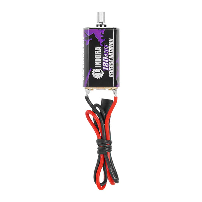 INJORA 180 PRO Brushed 48T Purple Motor with Steel Pinion for 1/18 TRX4M (INM11-48T)