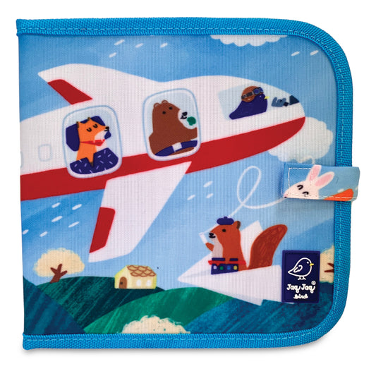 JAQ JAQ BIRD - DOODLE IT & GO ERASABLE BOOK - JAQ JAQ BIRD & FRIENDS - AIRPLANES