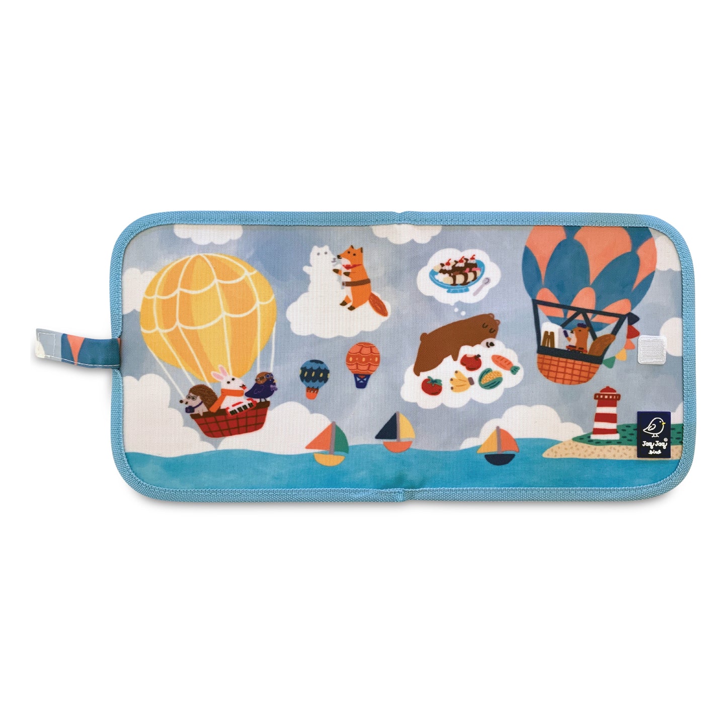 JAQ JAQ BIRD - DOODLE IT & GO ERASABLE BOOK - JAQ JAQ BIRD & FRIENDS - HOT AIR BALLOONS