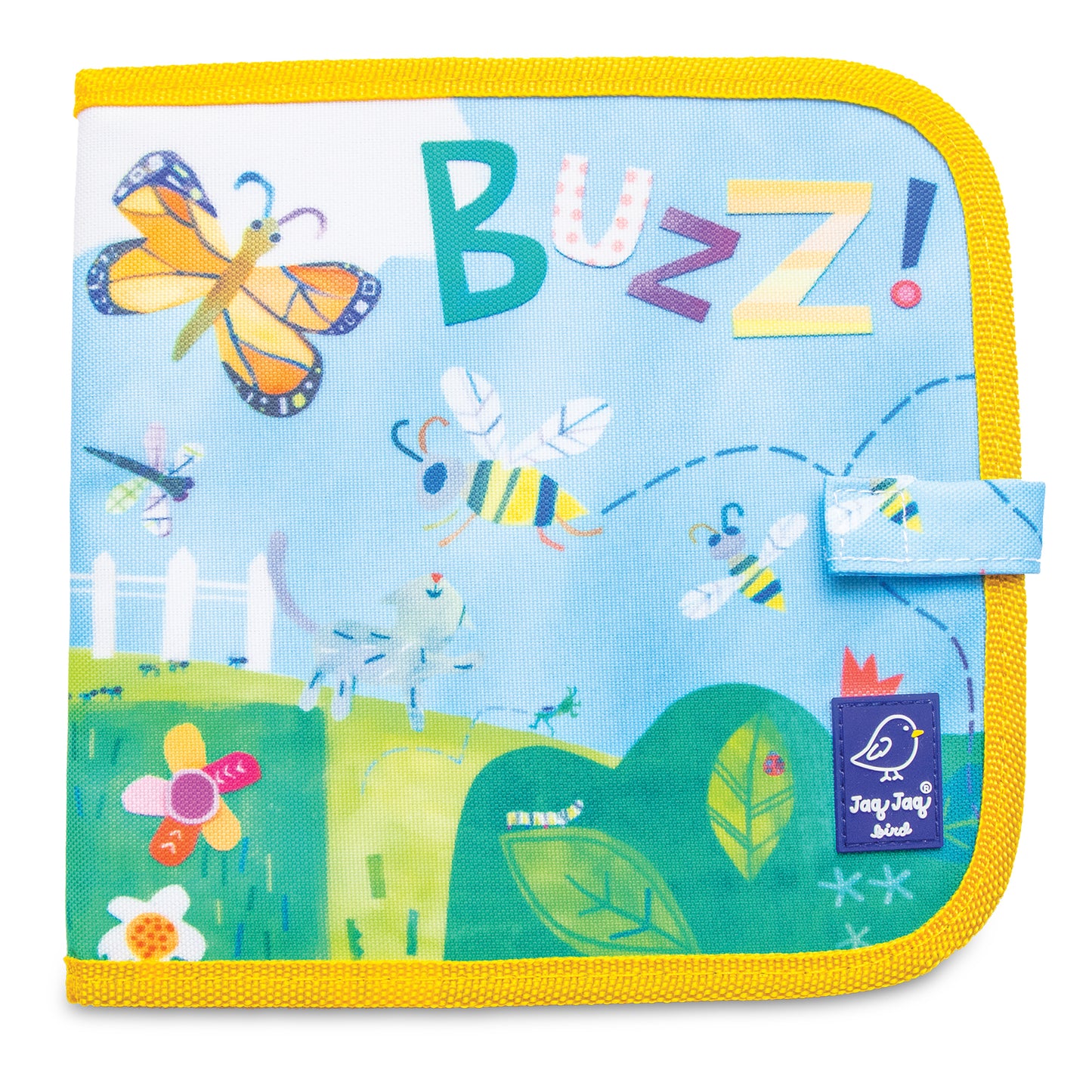 JAQ JAQ BIRD - DOODLE IT & GO ERASABLE BOOK - HELLO, WORLD - BUGS