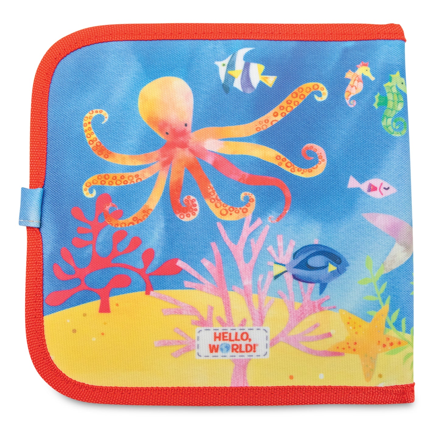 JAQ JAQ BIRD - DOODLE IT & GO ERASABLE BOOK - HELLO, WORLD - OCEAN