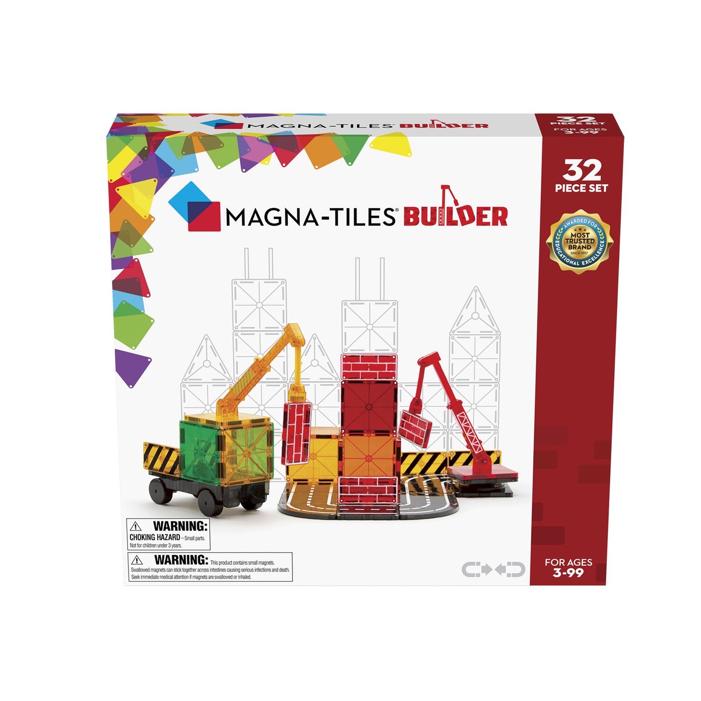 MAGNA-TILES - BUILDER - 32 PIECE SET