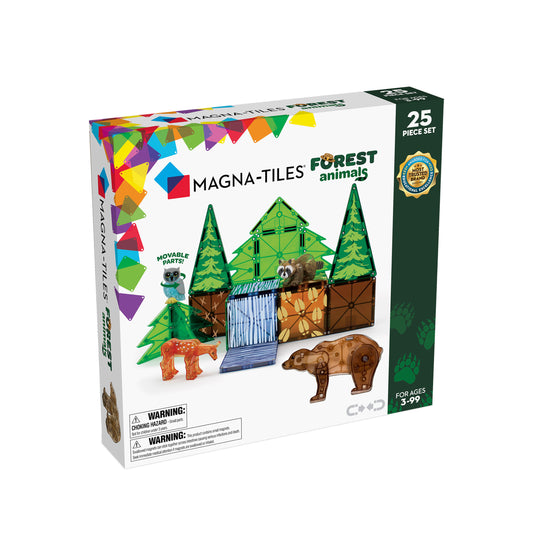 MAGNA-TILES - FOREST ANIMALS - 25 PIECE SET