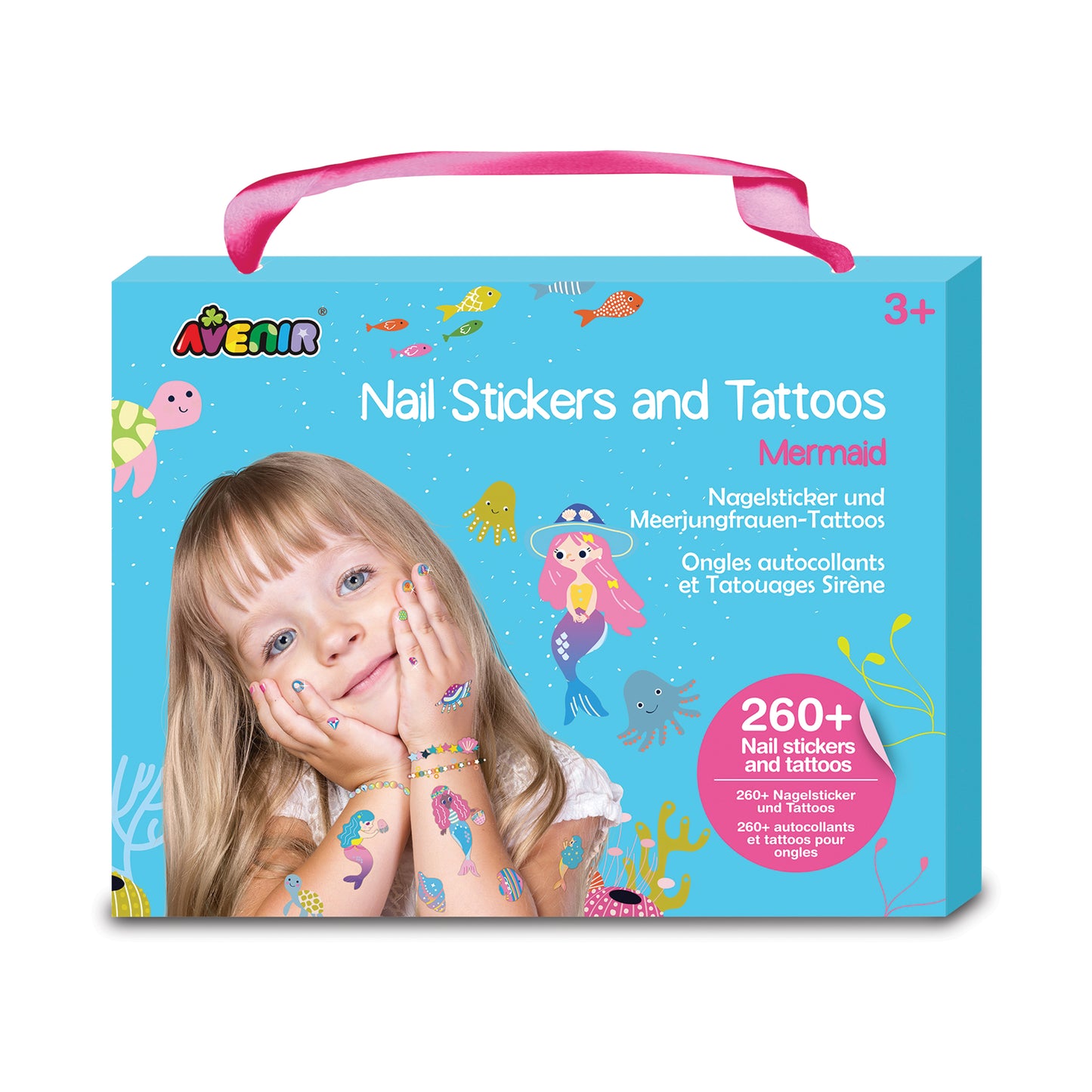 AVENIR - NAIL STICKERS AND TATTOOS - MERMAIDS