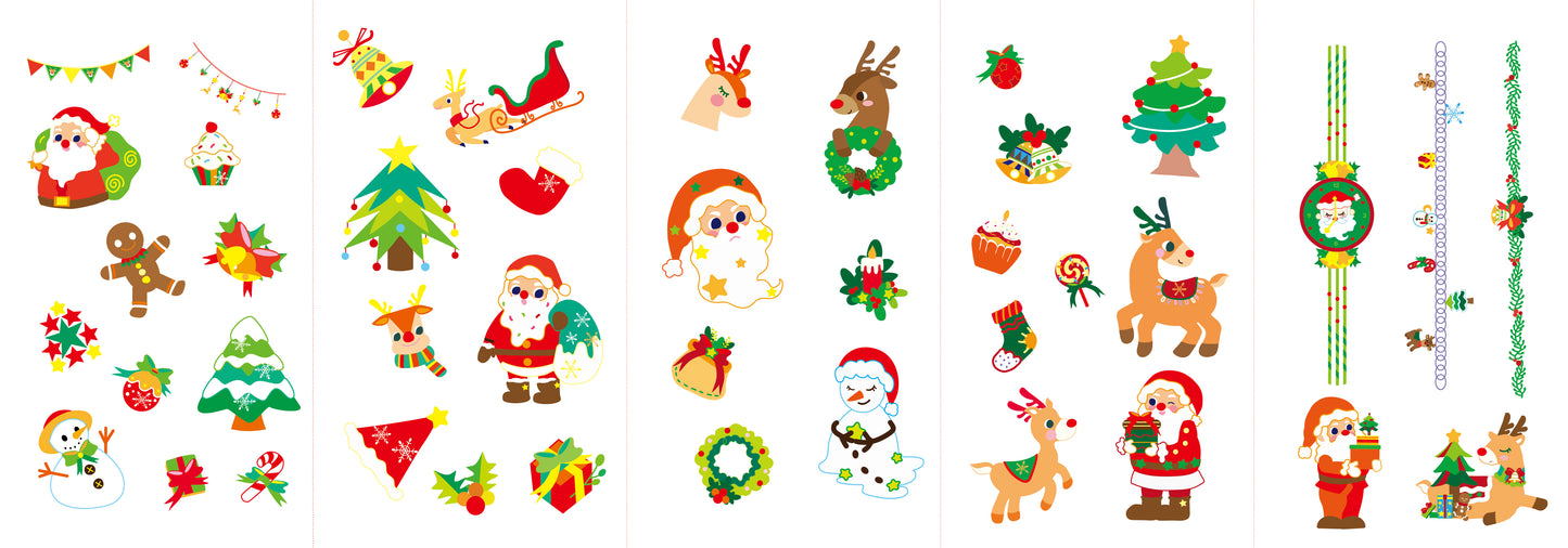 AVENIR - NAIL STICKERS AND TATTOOS - CHRISTMAS