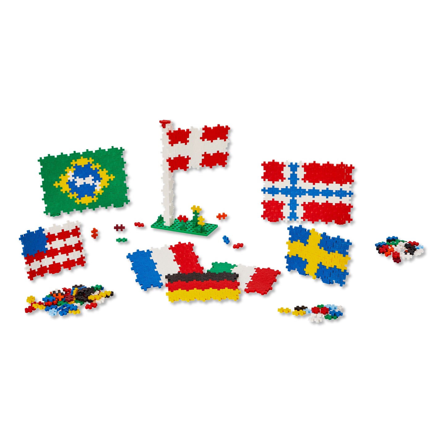 PLUS-PLUS - LEARN TO BUILD - FLAGS OF THE WORLD 700PCS