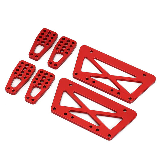INJORA CNC Aluminum Chassis Frame Lift Mount Kit for Axial SCX10