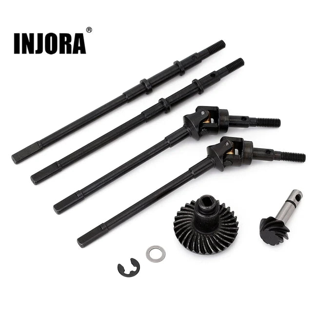 INJORA Metal CVD Dogbone Shaft Axle Gear for INJORA Axle YQCQ-02 SCX10