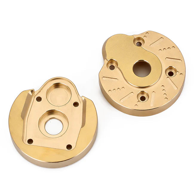 INJORA Heavy Duty Brass Portal Steering Knuckle A for Axial SCX10 III Capra 1.9