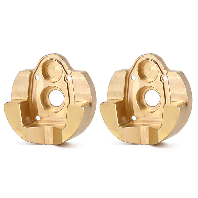 INJORA Heavy Duty Brass Portal Steering Knuckle A for Axial SCX10 III Capra 1.9