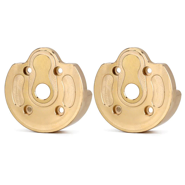 INJORA Heavy Duty Brass Portal Steering Knuckle A for Axial SCX10 III Capra 1.9