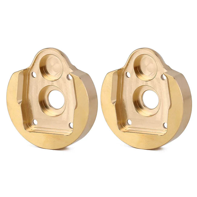 INJORA Heavy Duty Brass Portal Steering Knuckle A for Axial SCX10 III Capra 1.9