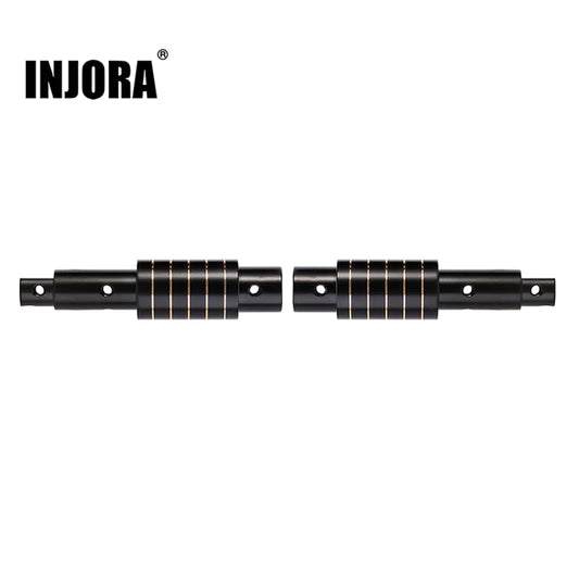 INJORA 70g Black Coating Brass Rear Axle Tube for 1/10 Axial SCX10 PRO