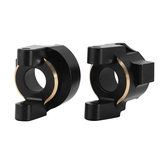INJORA Black Brass C Hub Carrier for 1/10 Axial SCX10 PRO