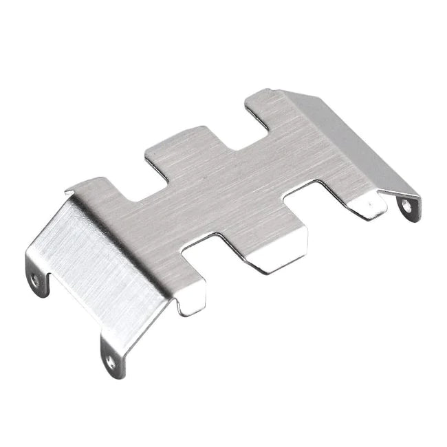 INJORA Stainless Steel Chassis Armors, Gearbox Axle Protector for Axial SCX24