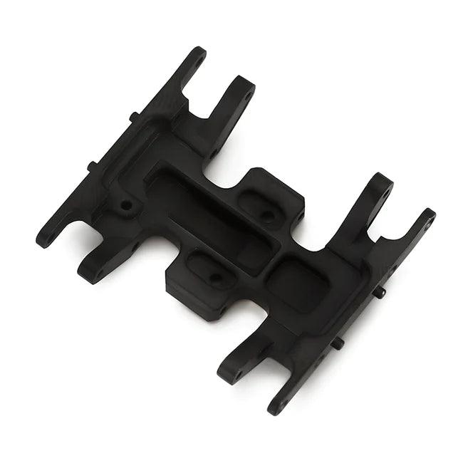 INJORA Black Brass Skid Plate Gearbox Transmission Mount for Axial SCX24