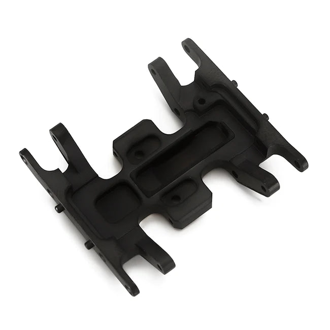 INJORA Black Brass Skid Plate Gearbox Transmission Mount for Axial SCX24