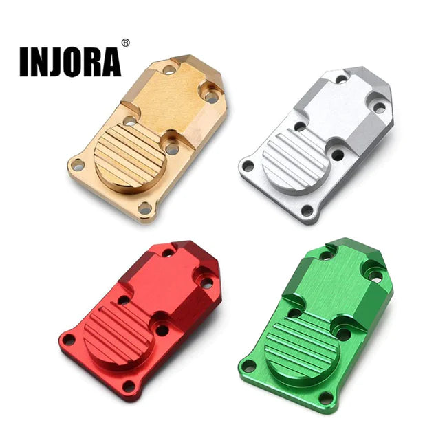 INJORA Aluminum/Brass Diff Cover for Axial SCX24