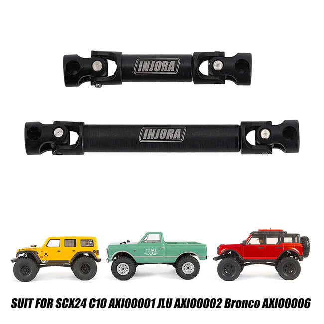 INJORA LCG Carbon Fiber Chassis Kit 6º Angled Frame for SCX24 C10 JLU Deadbolt B17 Bronco Chassis kit