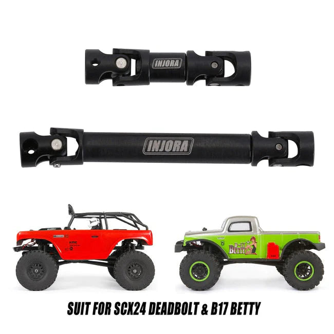 INJORA LCG Carbon Fiber Chassis Kit 6º Angled Frame for SCX24 C10 JLU Deadbolt B17 Bronco Chassis kit