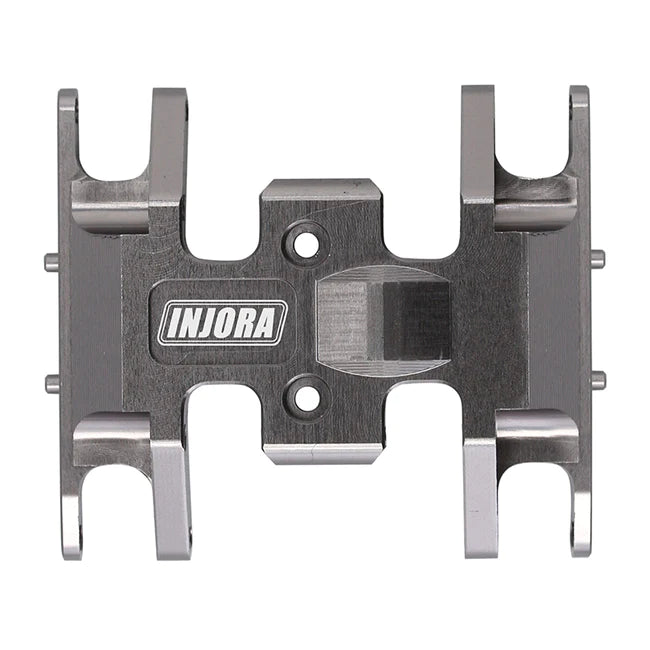 INJORA Aluminum Gearbox Mount, Transmission Skid Plate for Axial SCX24