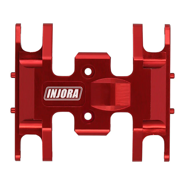 INJORA Aluminum Gearbox Mount, Transmission Skid Plate for Axial SCX24