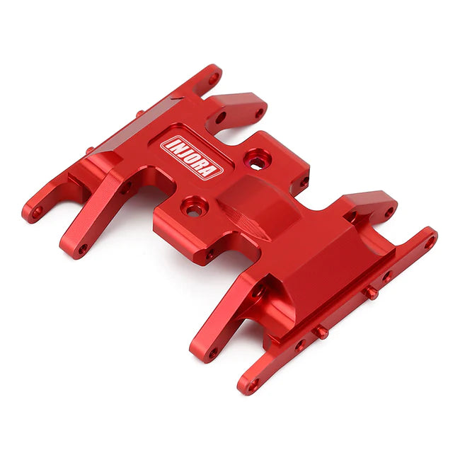 INJORA Aluminum Gearbox Mount, Transmission Skid Plate for Axial SCX24