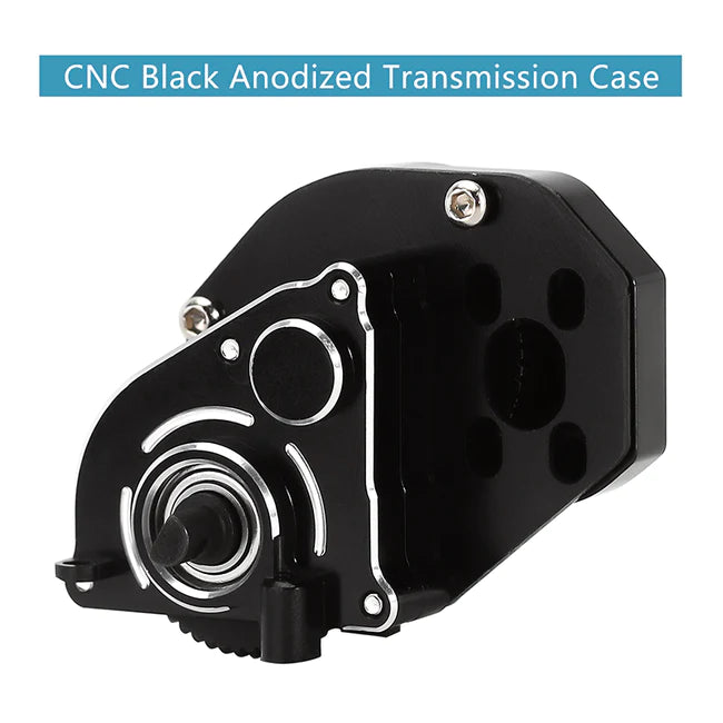 INJORA CNC Aluminium Complete Transmission Gearbox For Axial SCX24