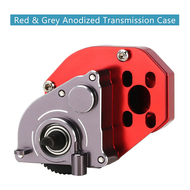 INJORA CNC Aluminium Complete Transmission Gearbox For Axial SCX24