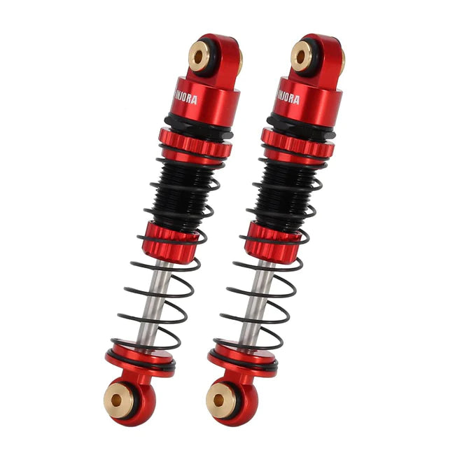 INJORA 39mm Aluminum Threaded Oil Filled Shocks for Axial SCX24