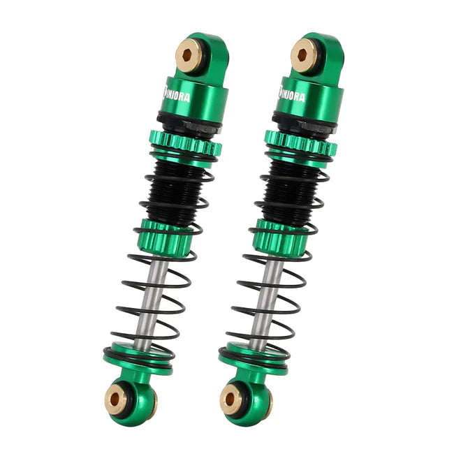 INJORA 39mm Aluminum Threaded Oil Filled Shocks for Axial SCX24