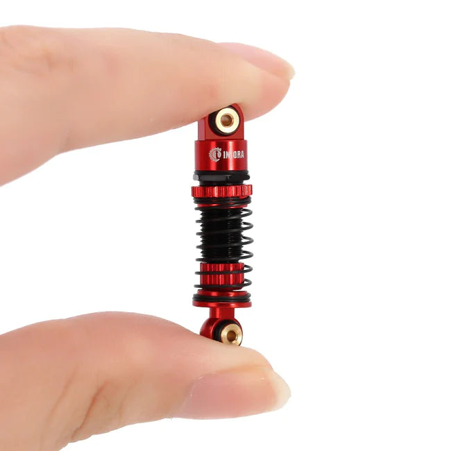 INJORA 39mm Aluminum Threaded Oil Filled Shocks for Axial SCX24