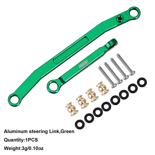 INJORA CNC Aluminum Steering Links for Axial SCX24