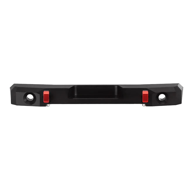 INJORA CNC Aluminum Rear Bumper with Lights for SCX24 Jeep Wrangler JLU