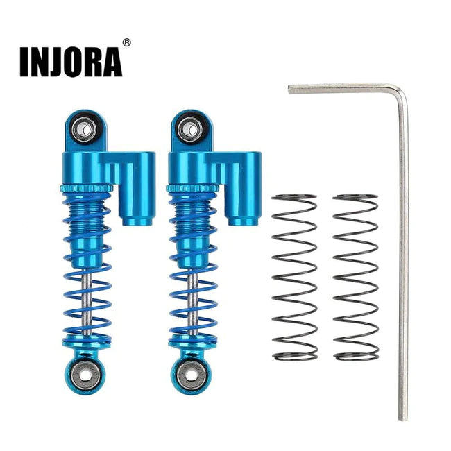 INJORA 32mm Blue Aluminum Shock Absorber Damper for Axial SCX24